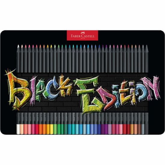 Faber-Castell Pastelky Black Edition set plech 36 farebné