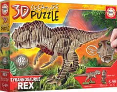 EDUCA 3D puzzle T-Rex 82 dielikov