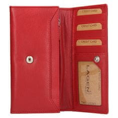 Lagen Dámska kožená peňaženka v-25e/gk Red