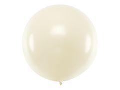 PartyDeco Balón veľký metalický perleťový 1m