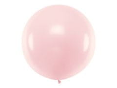 PartyDeco Balón veľký svetloružový 1m