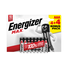 Energizer MAX AAA 4 + 4 ks