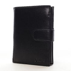 Delami Pánska kožená peňaženka so zápalkou Jay čierna