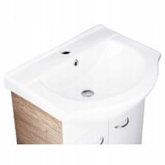 Deftrans Kúpeľňová súprava s umývadlom 50 biela, dub monumentálny