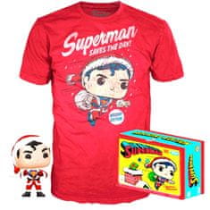 Funko POP! Set tričko L a figúrka Back DC Comics Superman Exclusive L , figúrka 15cm