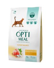 OptiMeal Superpremium Granule pre mačky kuracia príchuť 4 kg