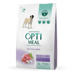 OptiMeal Granule pre dospelých psov malých plemien s kačacim mäsom 4kg