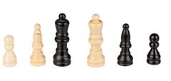 Popron.cz Drevená stolová hra, šach, cca. 28,5 x 28,5 cm,