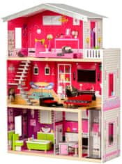 EcoToys Drevený domček pre bábiky Rezidence Malibu Eco Toys