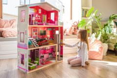 EcoToys Drevený domček pre bábiky Rezidence Malibu Eco Toys