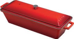 Lava Liatinová panvica na terinu, 26,5 x 8,5 x 6 cm červená, LAVA LVPEK826R