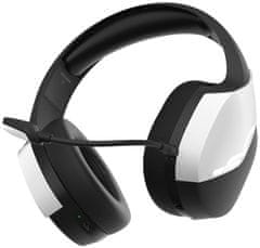 Zalman herné slúchadlá s mikrofónom bezdrôtové HPS700W 50mm meniče, USB, 3,5 mm single jack, výdrž až 12h, bielo-čierny