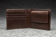 Gentleman's Boutique kožená slim peňaženka Cash Carrier Lite hnedá