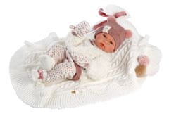 Llorens Novorodené dievčatko - realistická bábika s celovinylovým telom - 35 cm
