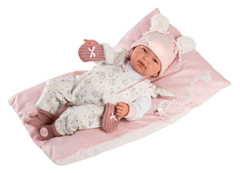 Lamps Novorodenec - realistická bábika so zvukmi a mäkkým látkovým telom - 44 cm