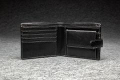 Gentleman's Boutique kožená slim peňaženka Cash Saver Lite černá