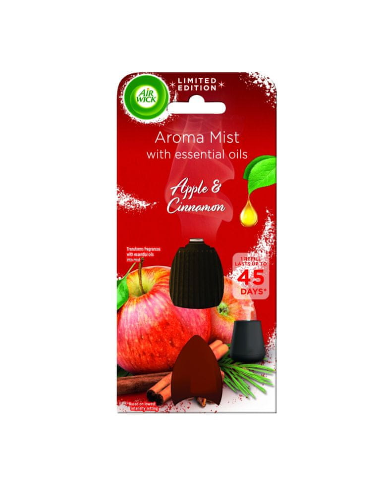 Air wick náplň pre arómu difuzér - Hrejivá vôňa škorice a jablka 20 ml