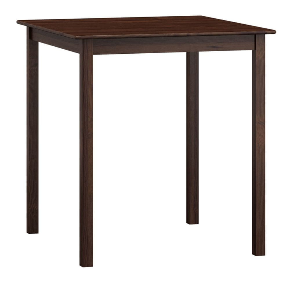 eoshop Stôl štvorcový Nr.2 - 60x60 cm (Farba dreva: Orech)