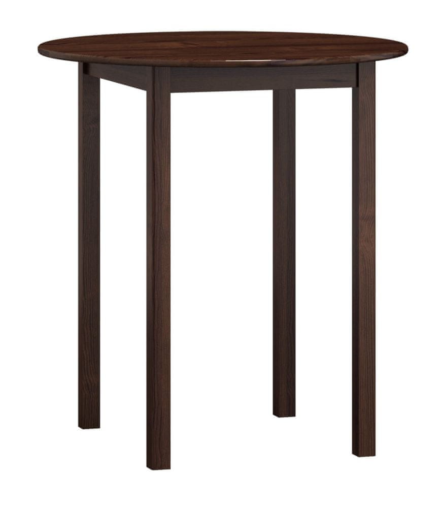 eoshop Stôl kruhový Nr.3 - priemer 110 cm (Farba dreva: Orech)