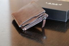 Lagen kožená peňaženka Cash & Card TAN