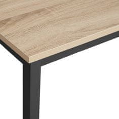 tectake Pracovný stôl Flint - Industrial svetlé drevo, dub Sonoma, 140 cm