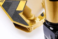 Kolobežka FlaX 8.6 stunt metalická zlatá