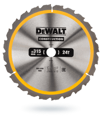 DeWalt kotúčová píla 315x24z x30 s vidlicou