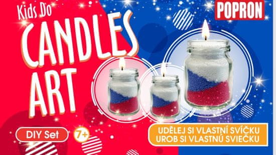 Popron.cz Vyrob si vlastnú sviečku - 3 sviečky