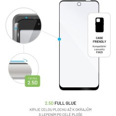 FIXED 2,5D Full-Cover tvrdené sklo Motorola Moto E32 čierne, FIXGFA-960-BK