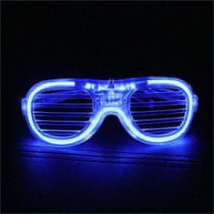Northix Svietiace okuliare - modré 