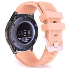 BStrap Silicone Sport remienok na Huawei Watch GT 42mm, sand pink