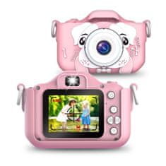 MG X5 Dog detský fotoaparát, ružový
