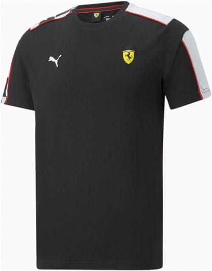 Ferrari tričko PUMA MT7 černo-žlto-biele