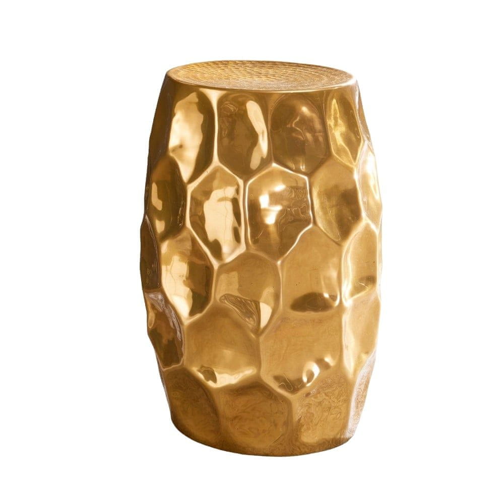 Bruxxi Odkladací stolík Dax, 47 cm, zlatá