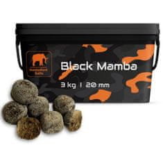 Mastodont Baits Boilies Black Mamba 3 kg 20 mm