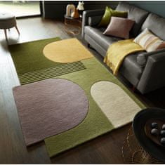 Flair Kusový koberec Abstract Lozenge Green/Multi 120x180