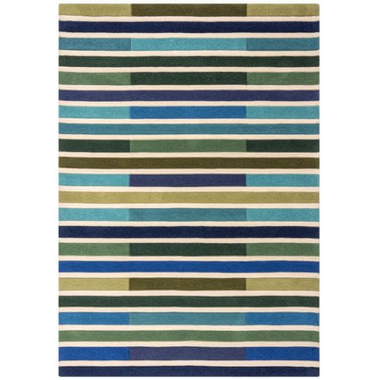 Flair Ručne všívaný kusový koberec Illusion Piano Green/Multi