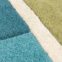 Flair Ručne všívaný kusový koberec Illusion Piano Green/Multi 60x230