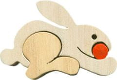 Fauna Drevené mini puzzle králik, FAUNA