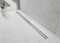 Mexen Flat 360° slim podlahový žľab 150, chróm (1041150)