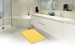BO-MA Protišmyková kúpeľňová predložka 3D 0133 yellow 50x80