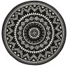 Kusový koberec Celebration 103441 Valencia Black 140x140 (priemer) kruh