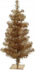 Kaemingk Umelý vianočný stromček na podstavci 75 cm zlatý