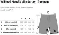 MEATFLY cyklo kraťasy RAMPAGE žlto-hnedé 2XL