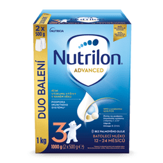 Nutrilon 3 Advanced batoľacie mlieko od uk. 12. mesiaca 2x 1000 g