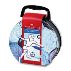 Faber-Castell Detské fixy Connector futbal, 33 farieb