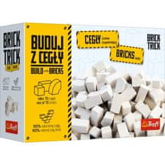 Trefl Stavebnica Brick Trick: Tehly biele mix 70 ks / náhradné balenie