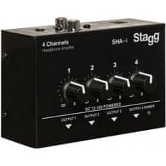 Stagg SHA-4, 4-kanálový slúchadlový predzosilňovač