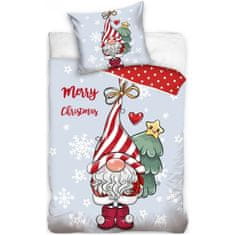 Tip Trade Bavlnené posteľné obliečky Vianočný škriatok