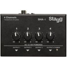 Stagg SHA-4, 4-kanálový slúchadlový predzosilňovač